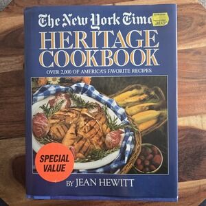 New York Times Heritage Cookbook by Jean Hewitt 1972 Hardcover